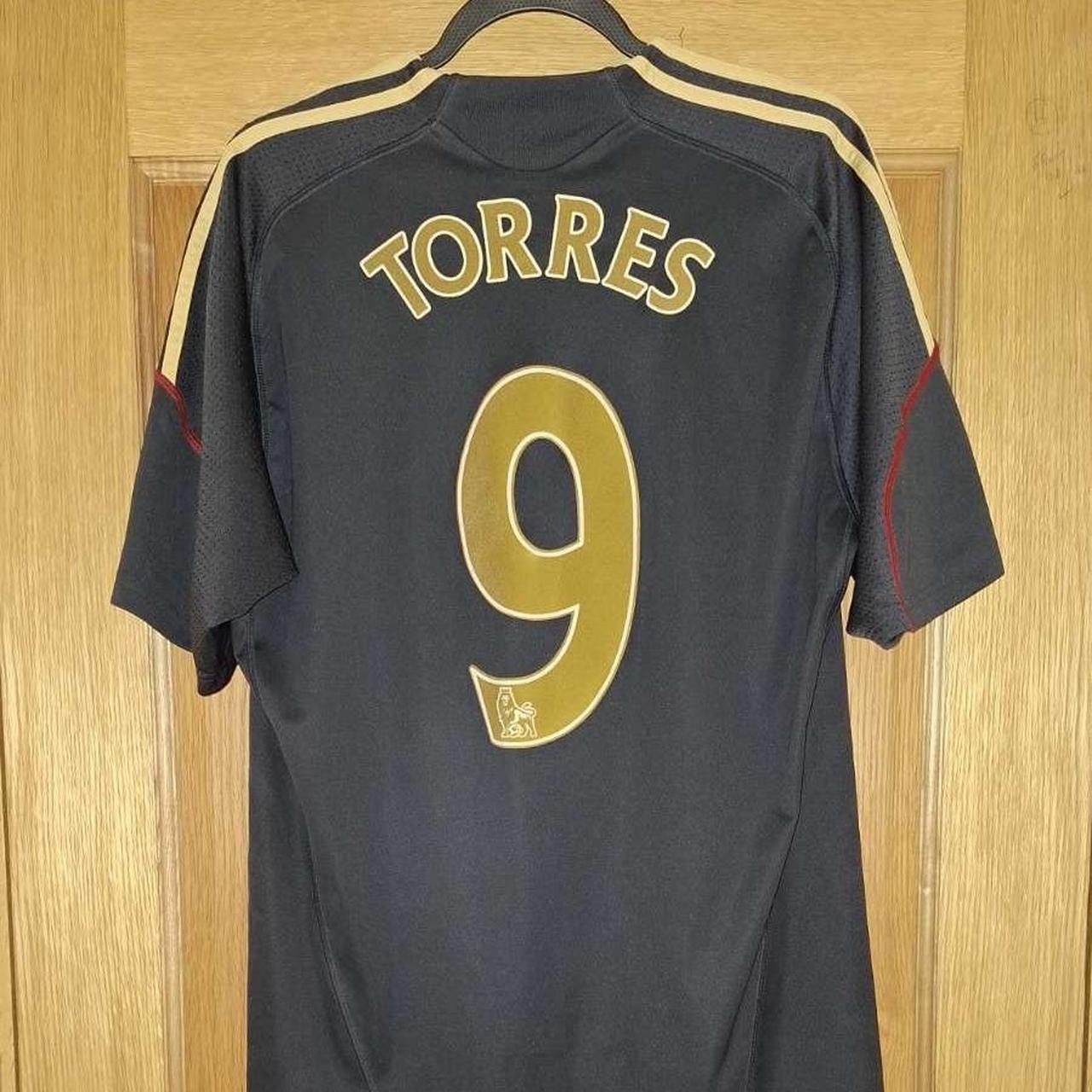 2009/10 Liverpool Away Shirt – Torres #9 – Size L Depop