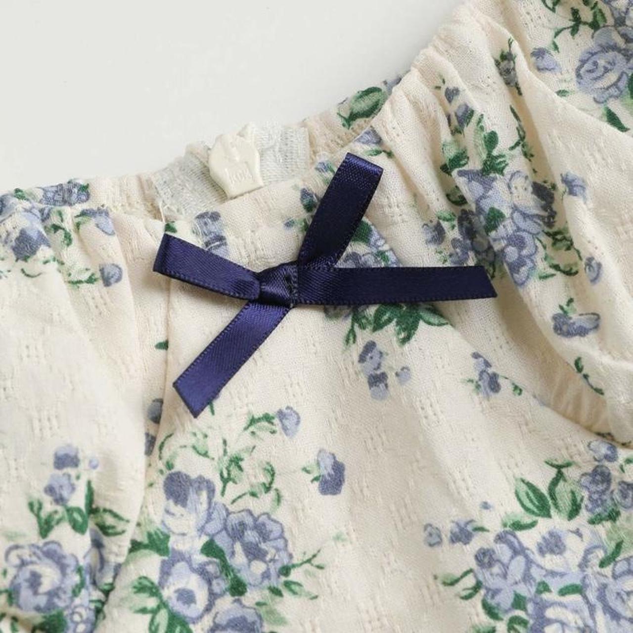 🦋Cider Jacquard Floral Bow Mini Dress Cutest floral... Depop