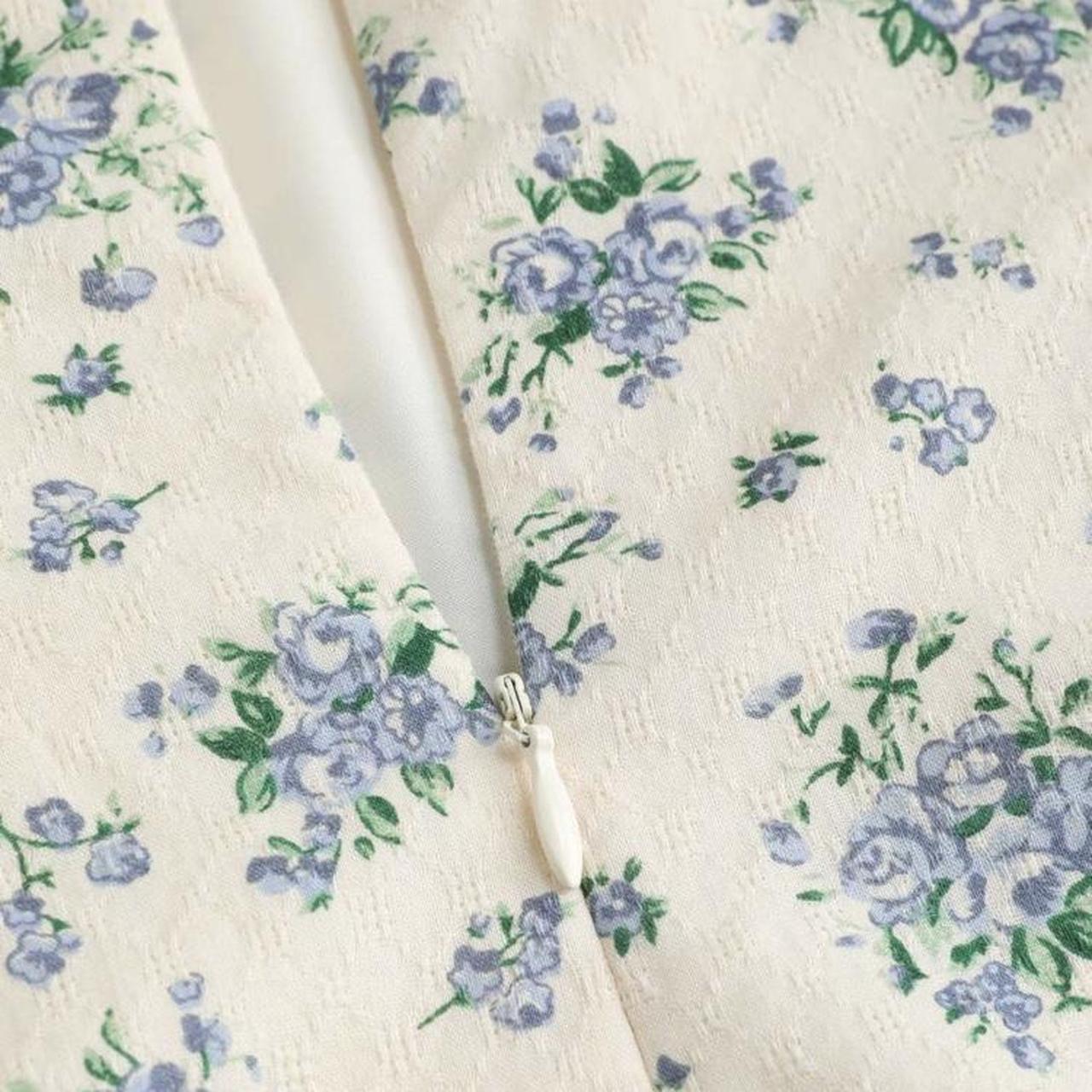 🦋Cider Jacquard Floral Bow Mini Dress Cutest floral... Depop