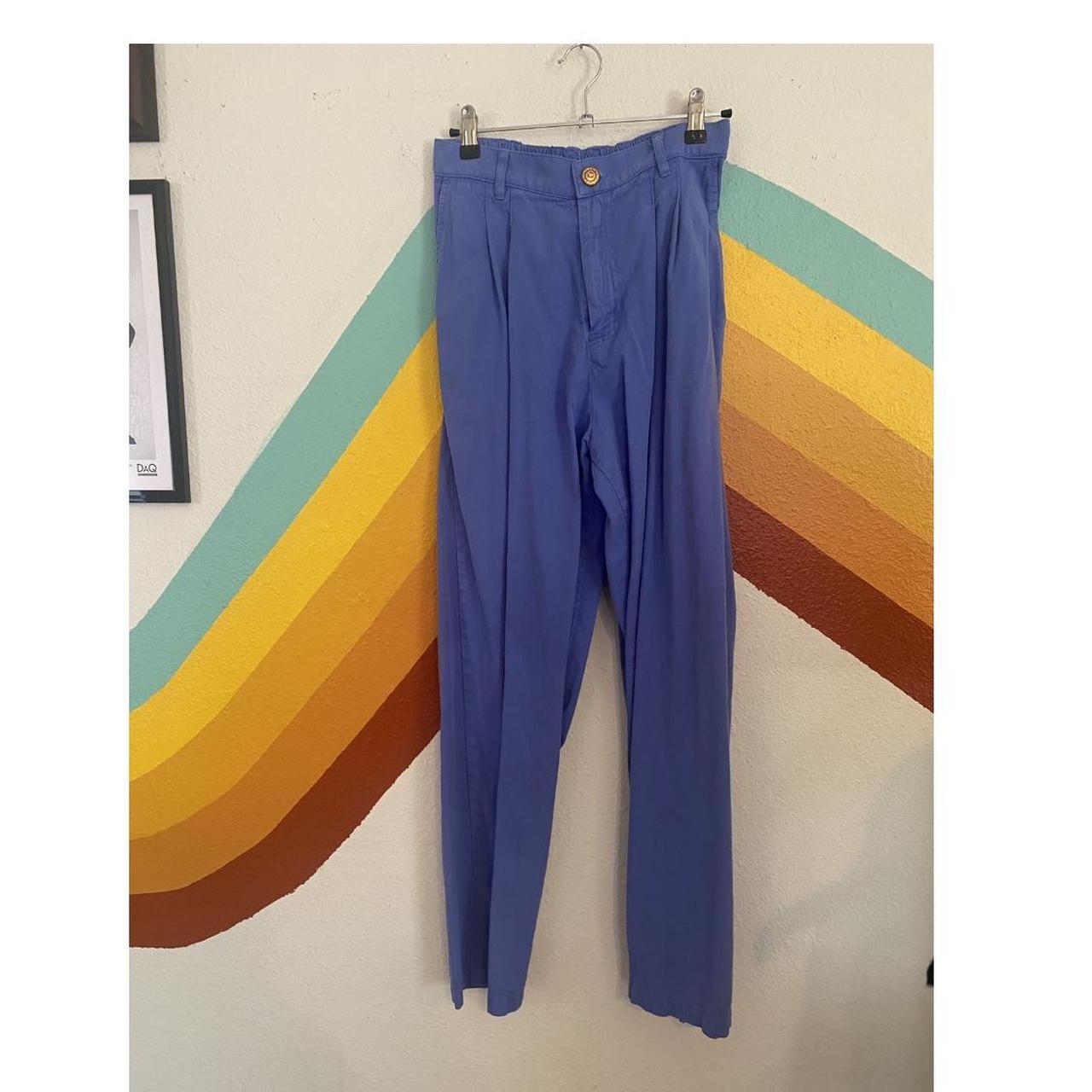 Big Bud Press Women's Blue Trousers Depop