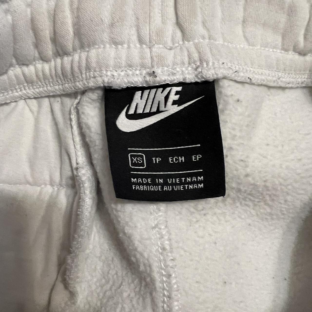 mens nike sweatpants white