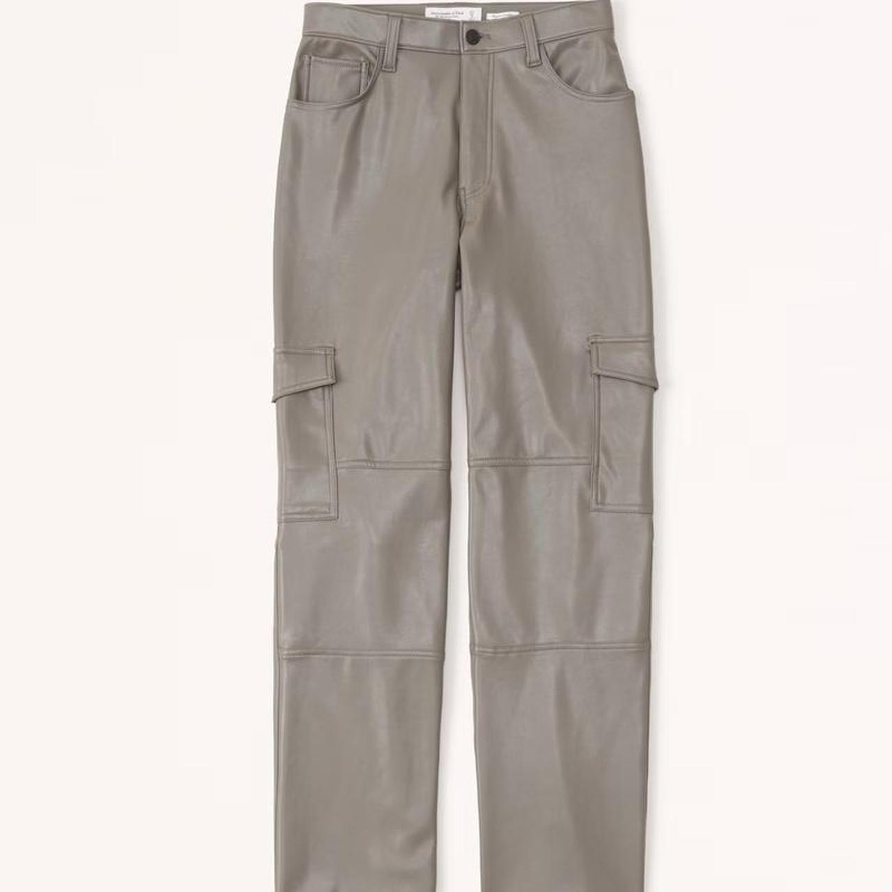 Women's Vegan Leather 90s Relaxed Pant, Women's Bottoms