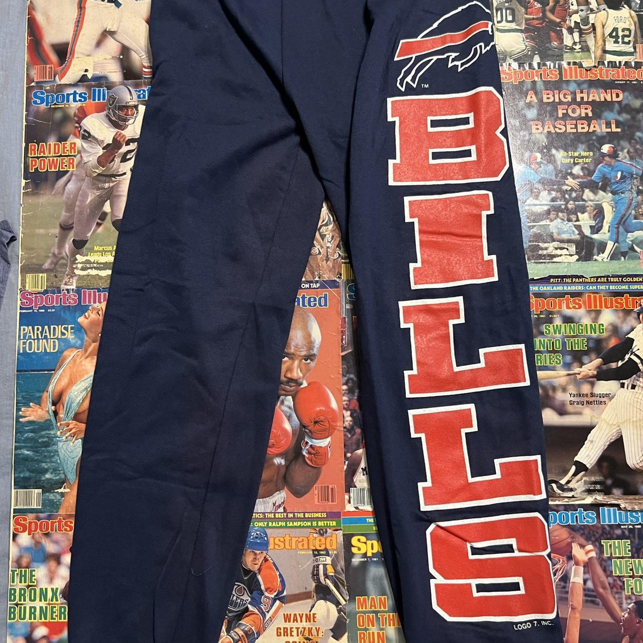 Vintage Logo7 Buffalo Bills sweatpants. Fits like a - Depop