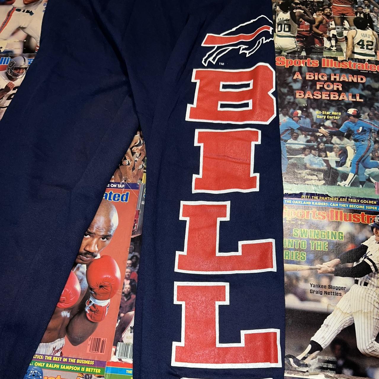 Vintage Logo7 Buffalo Bills sweatpants. Fits like a - Depop