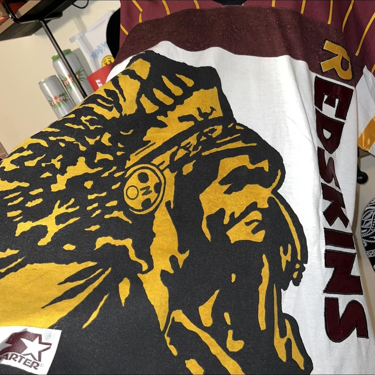 Vintage 90s Starter Shockwave Washington Redskins - Depop