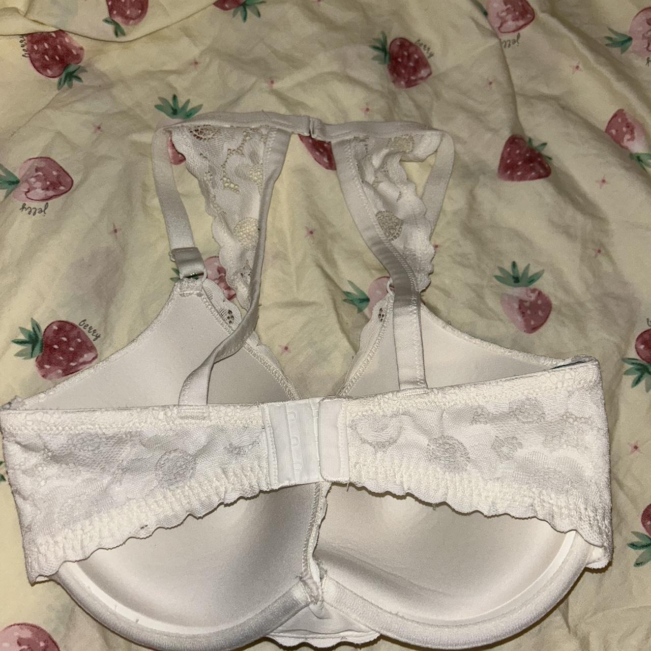 white aerie bra with pushup, and beautiful angel... Depop