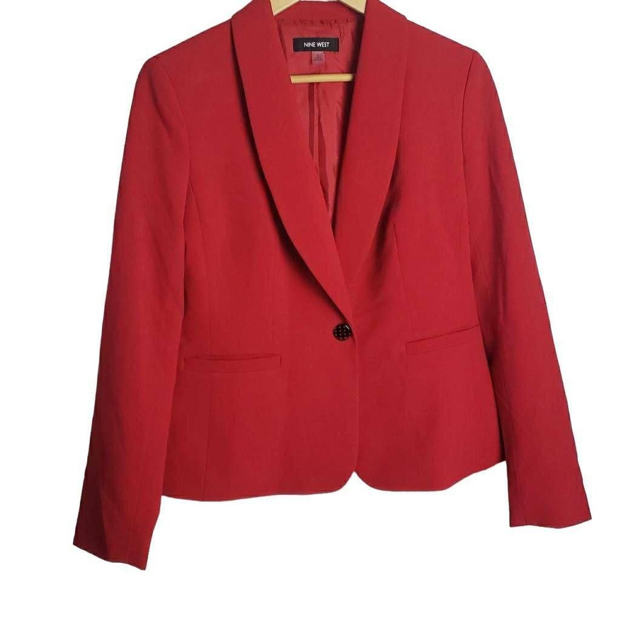 Nine west red on sale blazer