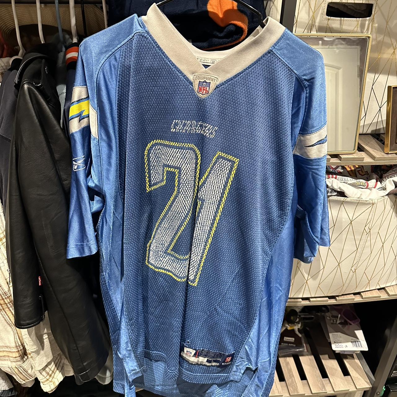 Super clean Old San Diego Chargers Ladainian - Depop