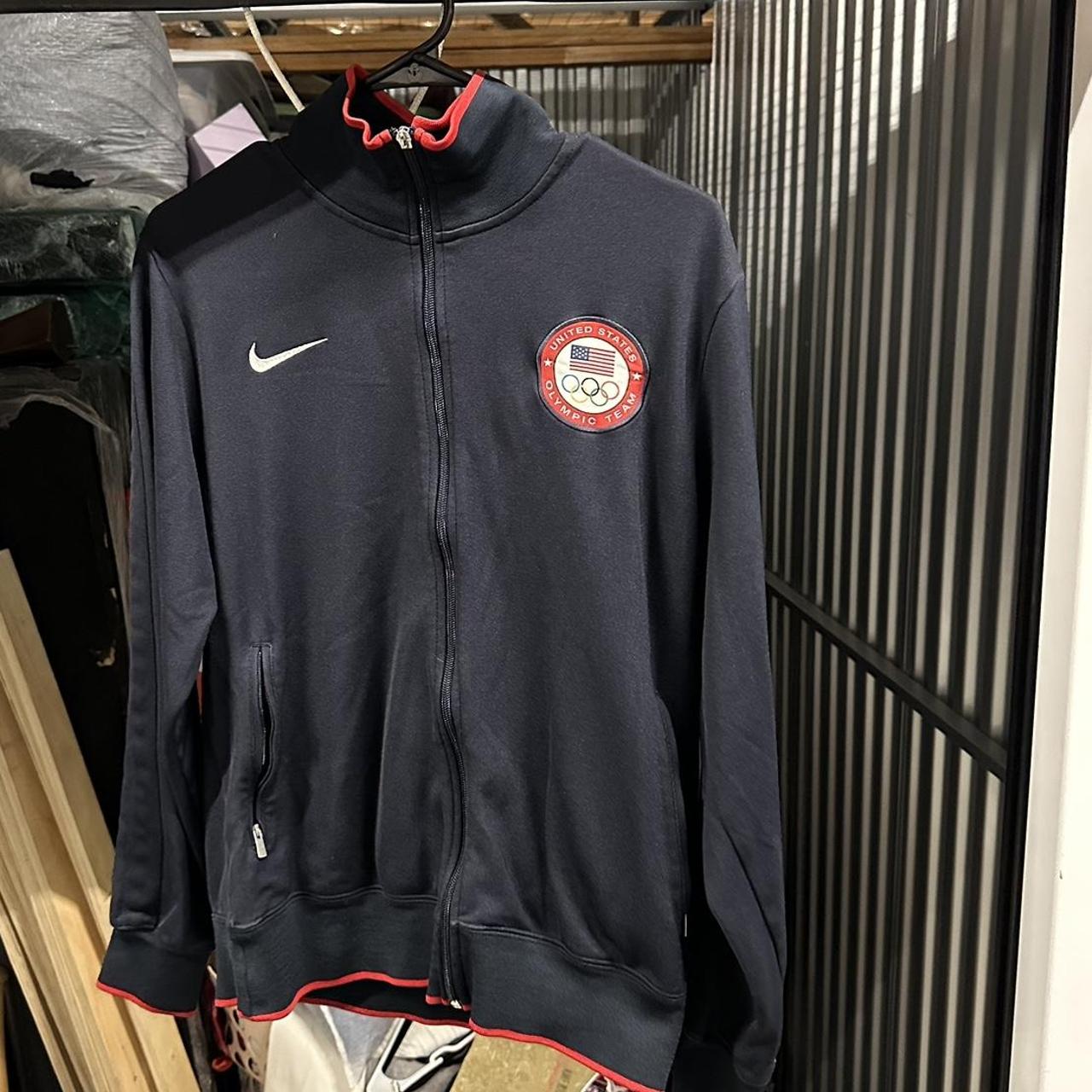 nike olympic zip up