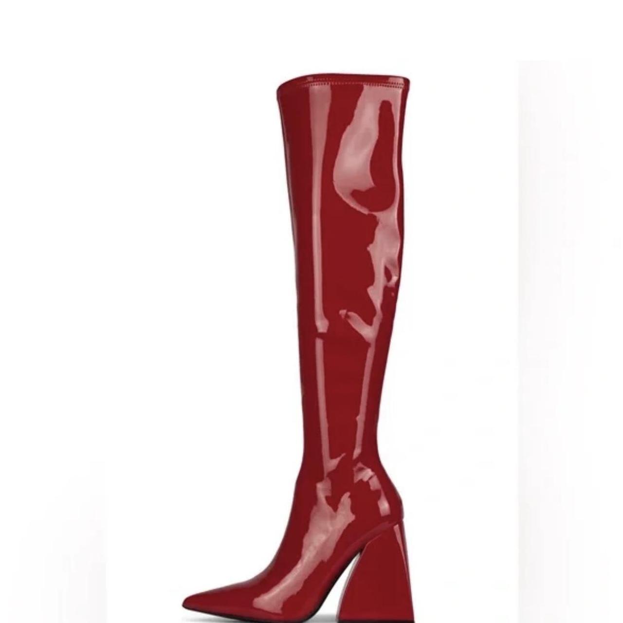 Red jeffrey hot sale campbell boots