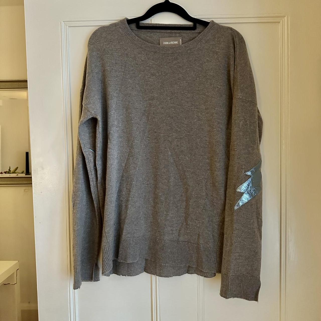 Zadig & Voltaire 100% Cashmere jumper Size L Never... - Depop