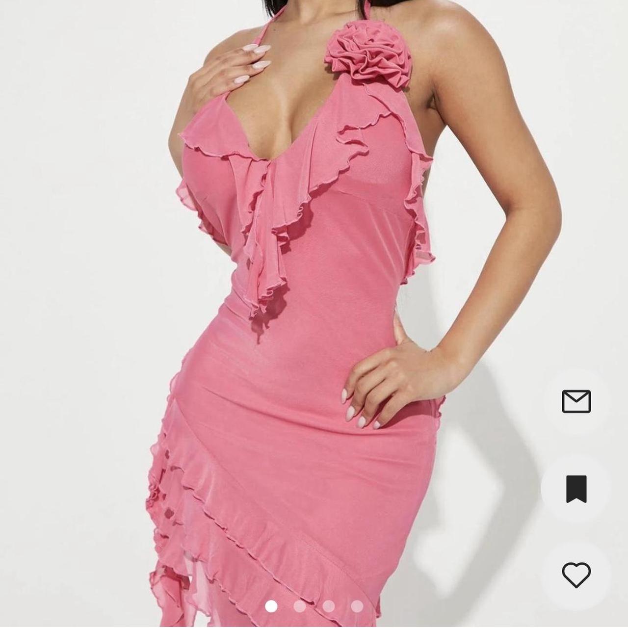fanci club ruffle dress