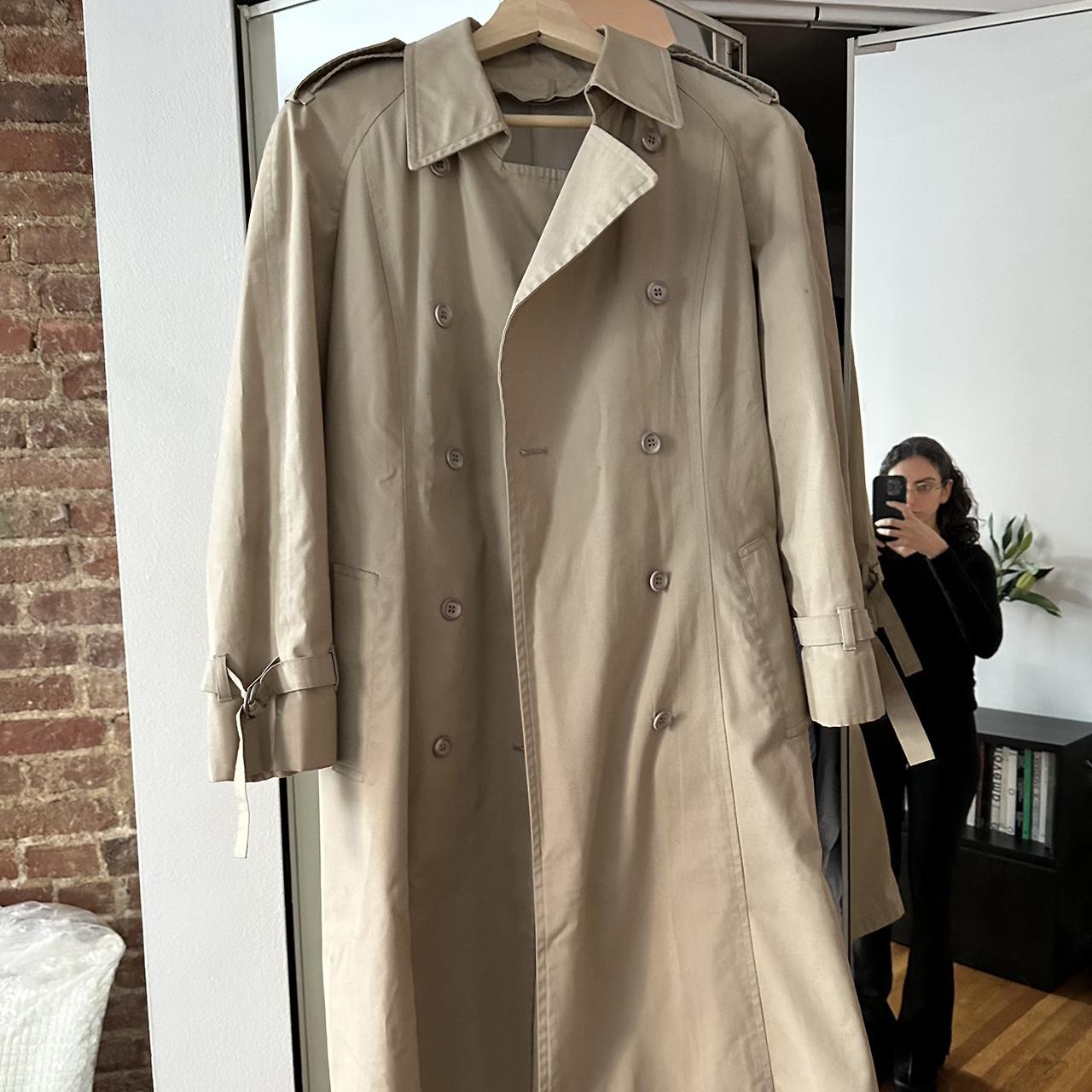 London fog 2024 petite trench coat