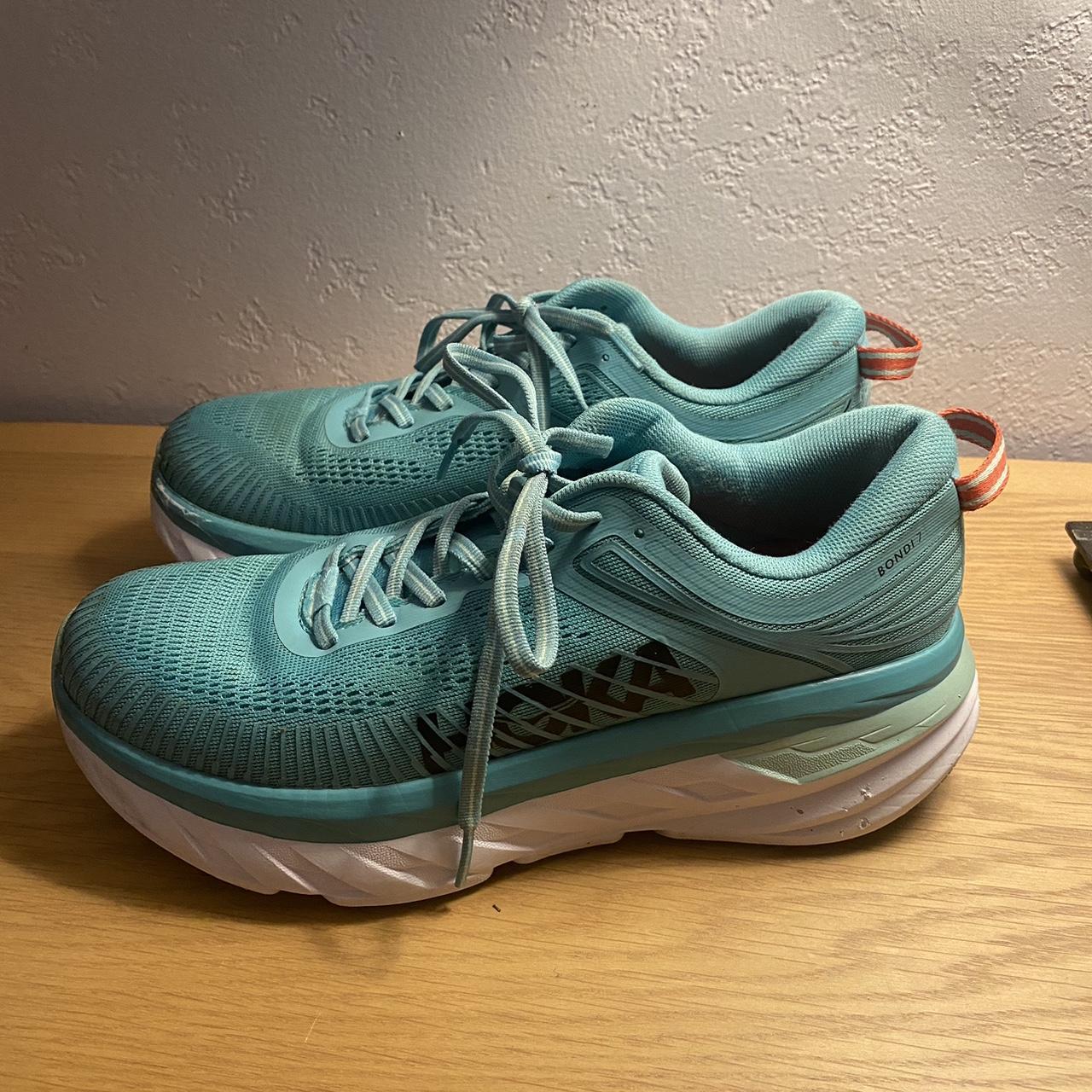 hokas bondi 7’s size 8 (i am usually a 7.5 but they... - Depop