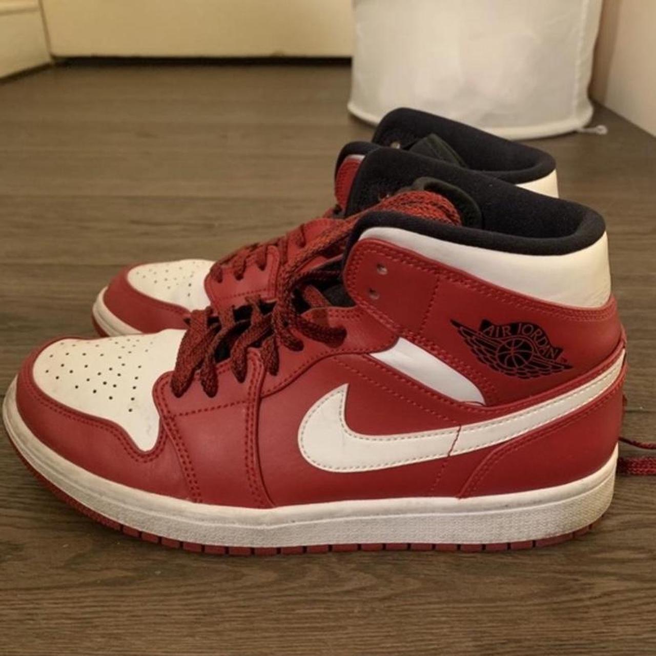 Air jordan 1 mid gym red 2018 colourway jordans Depop