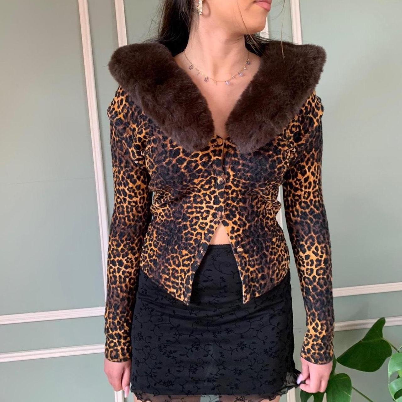 Fran Cheetah Faux Fur Pants