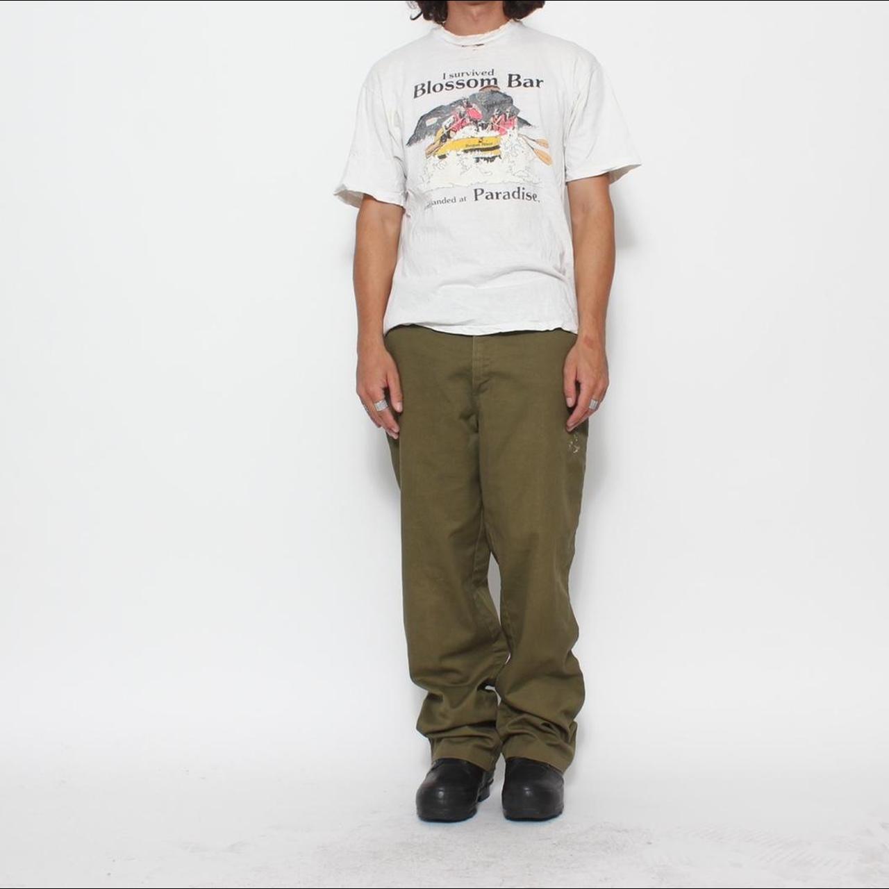 GREEN STRAIGHTLEG PANTS BY BOY SCOUTS OF AMERICA//... Depop