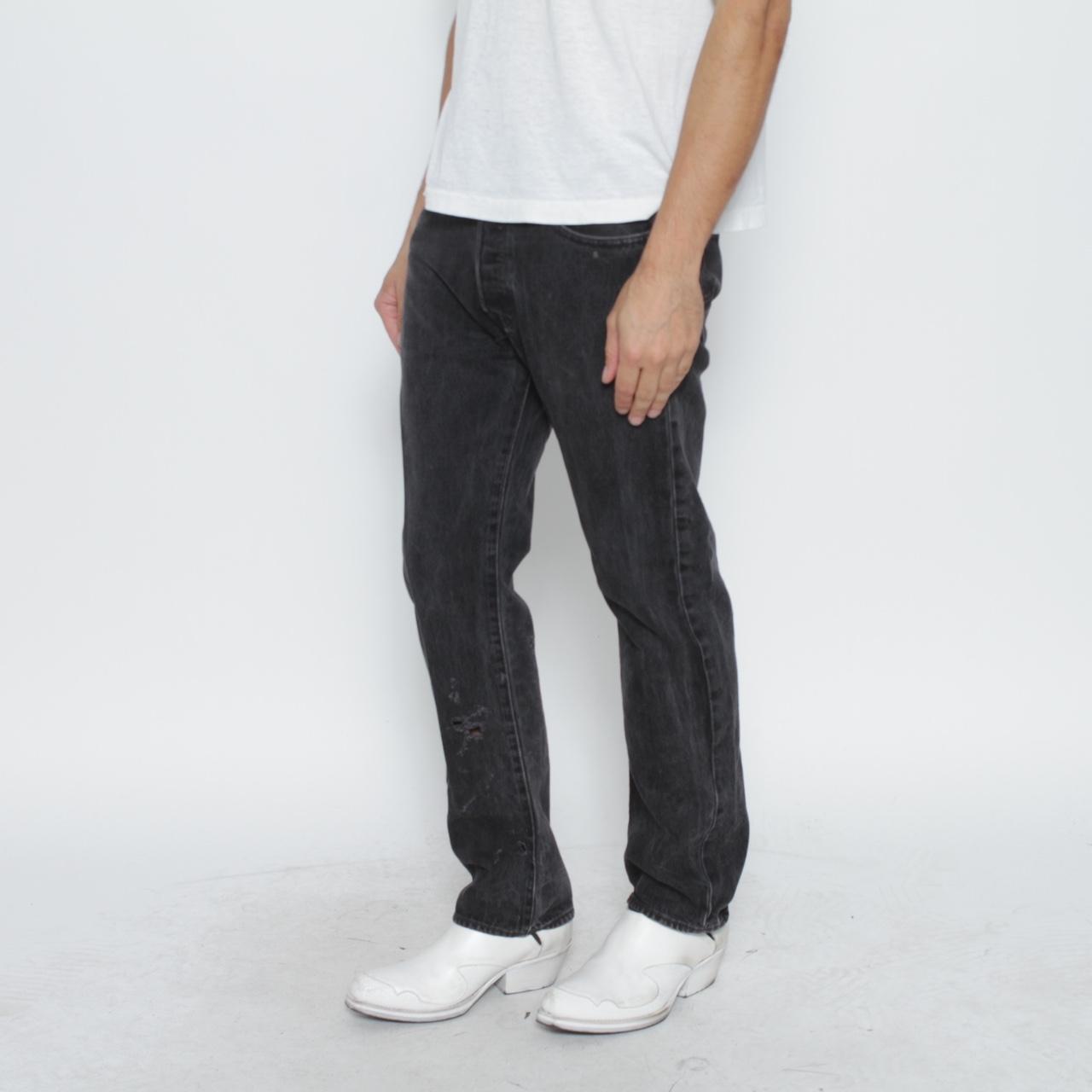 Levi's faded shop black jeans