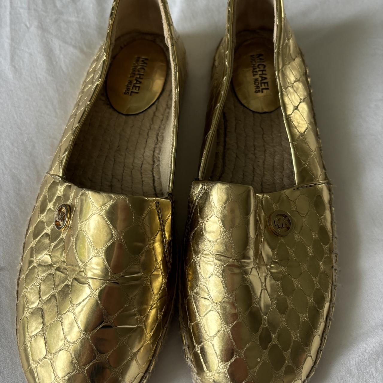 Michael kors gold espadrilles online