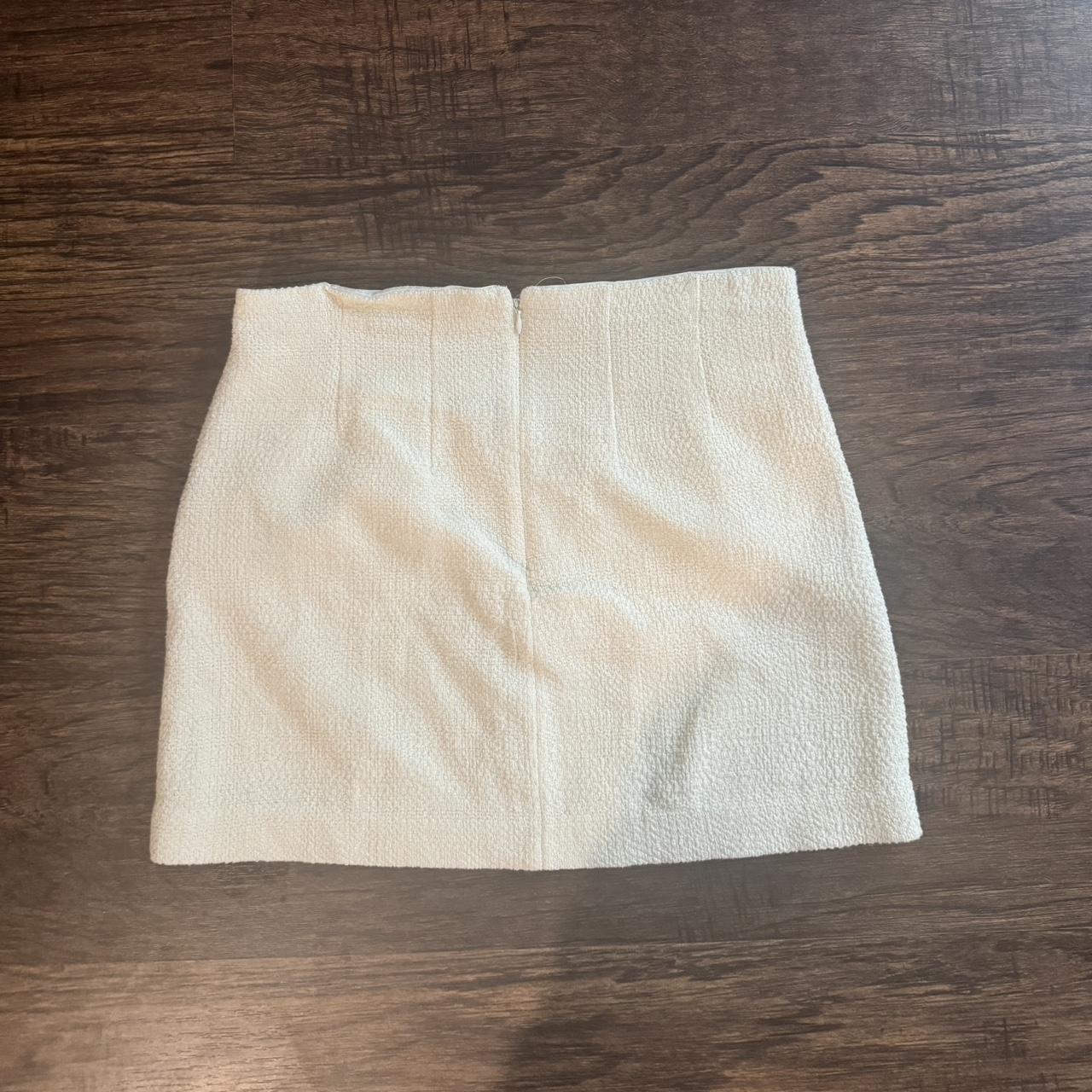 Babaton Women's Skirt - Cream/White - 10 – Cream … - image 3