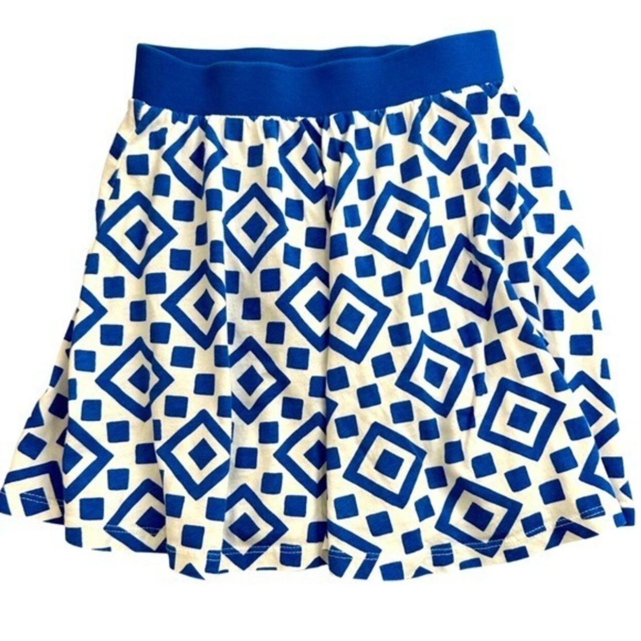 Tea Collection Skort White skirt with Greek Tile... Depop