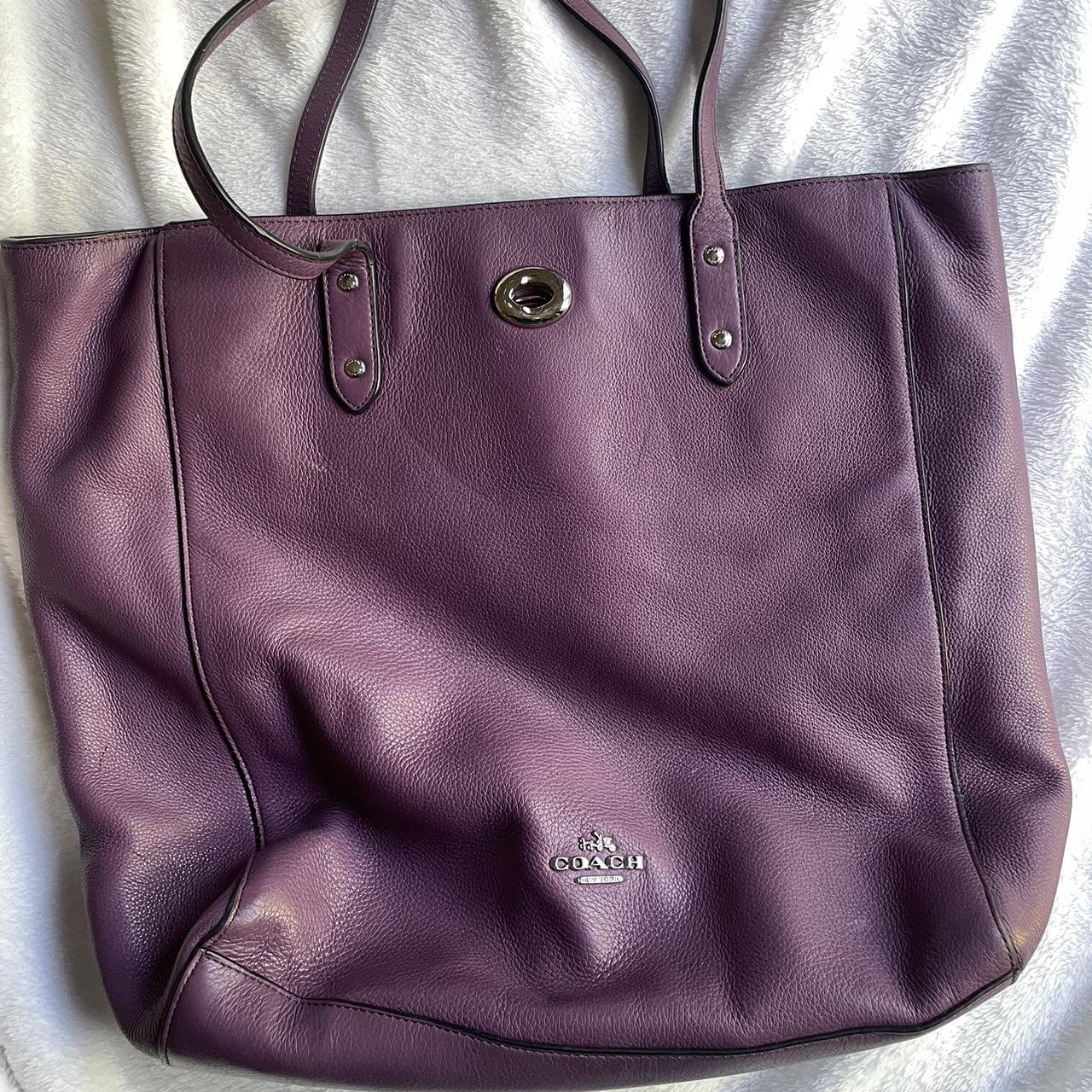 Dark Purple Coach Bennett bag 😍💜 100% Authentic 💯 - Depop