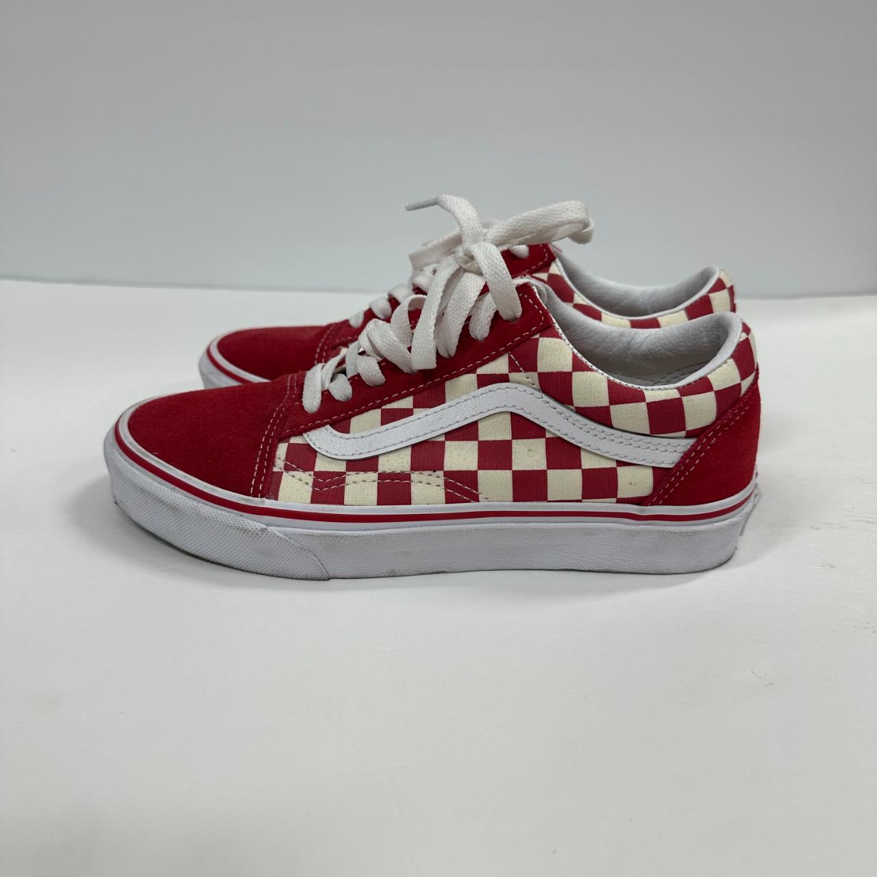 Checkerboard vans clearance used