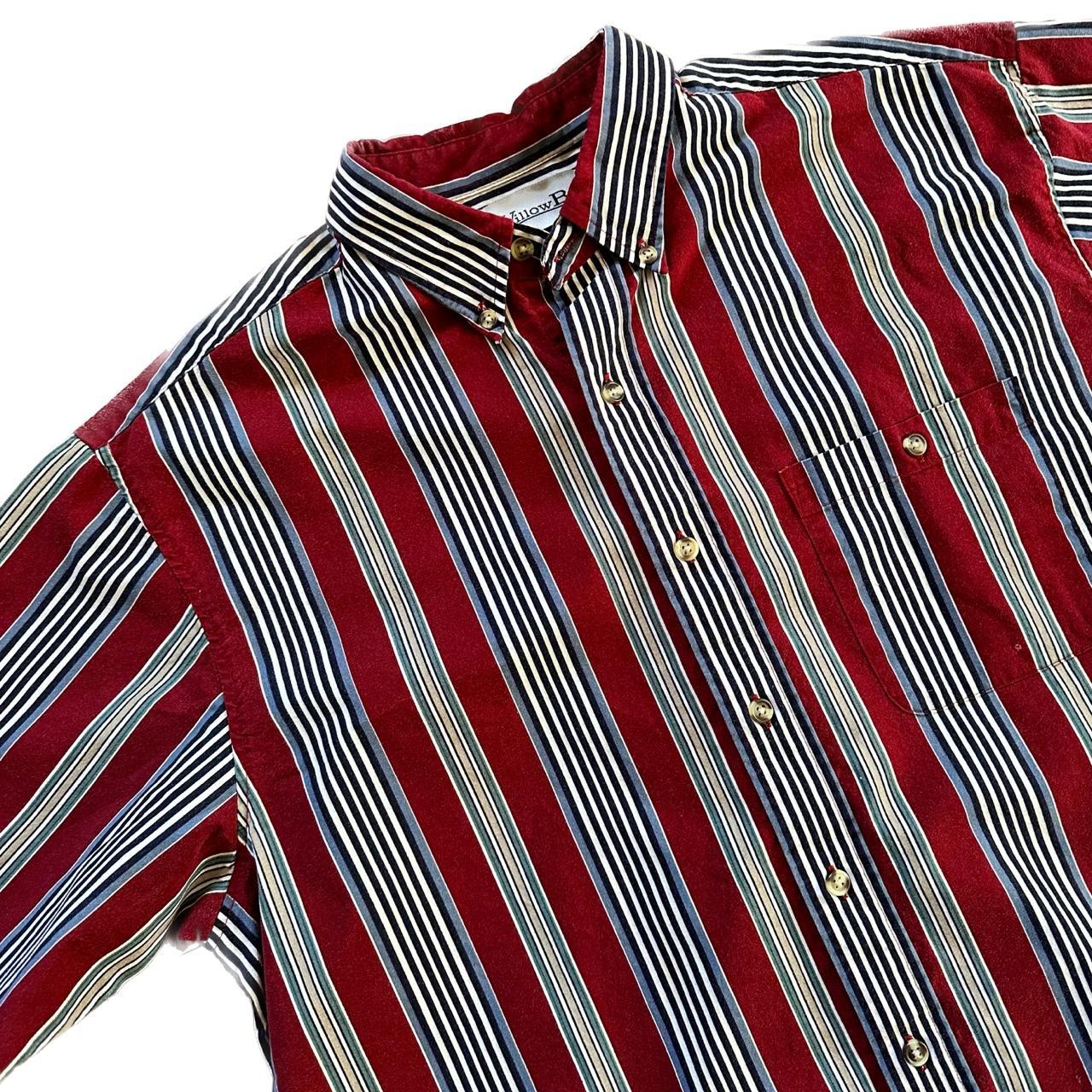 Vintage boxy button up shirt with button down... Depop