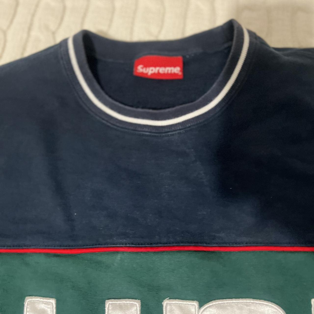 Supreme piping crewneck . . . . . . . #supreme... - Depop