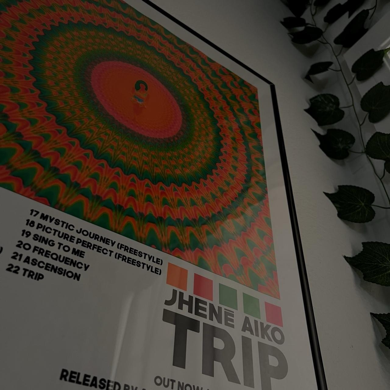 Jhene Aiko Trip album poster with track list • 18”x | Depop