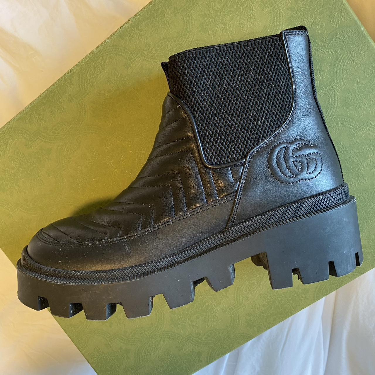 Gucci Frances Matelassé Chelsea Boot🐍 chevron... Depop