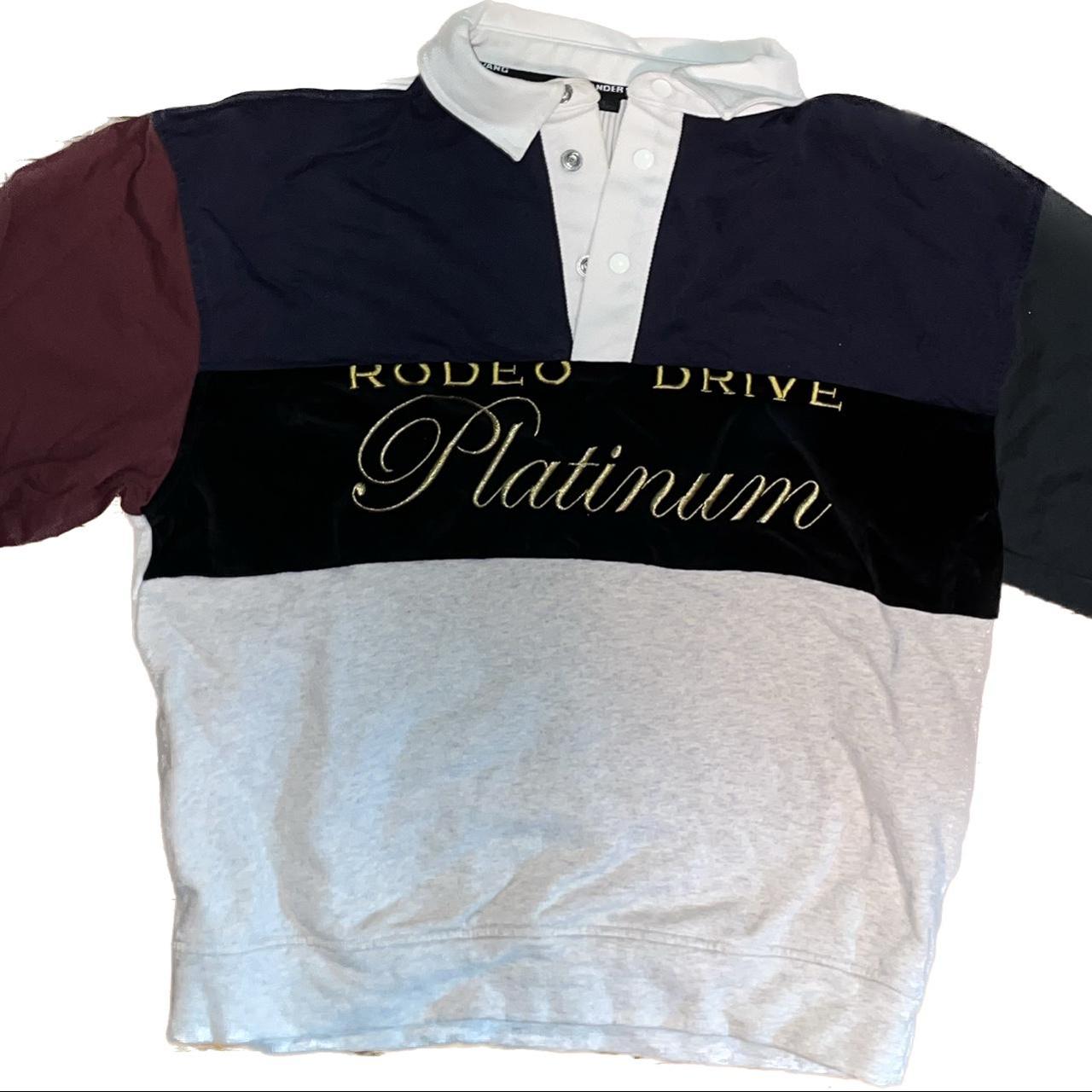 Alexander Wang Multicolor Platinum Rugby Jersey...