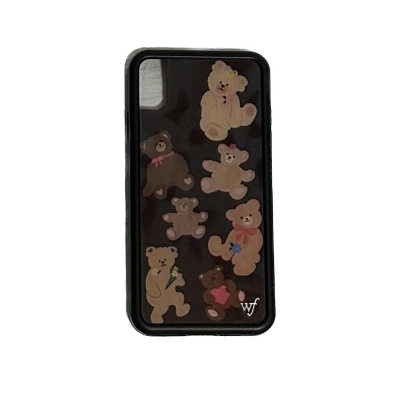 teddy bear wildflower case fits XSMAX depop... Depop