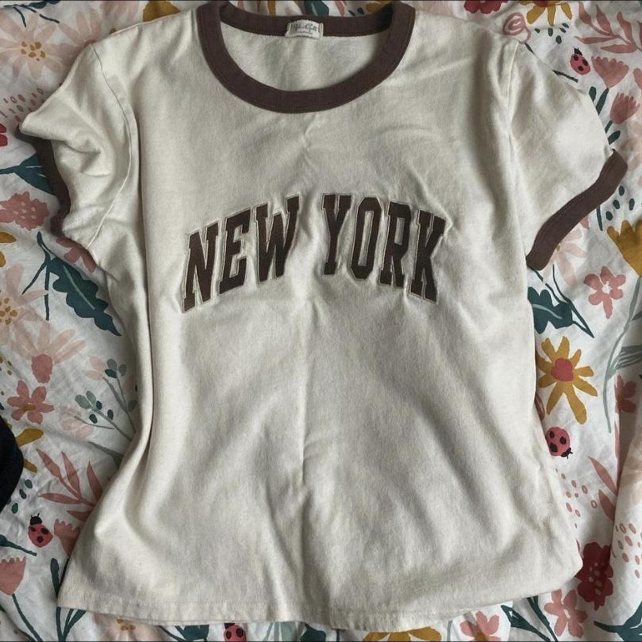 brandy New York ringer tee literally in perfect... Depop