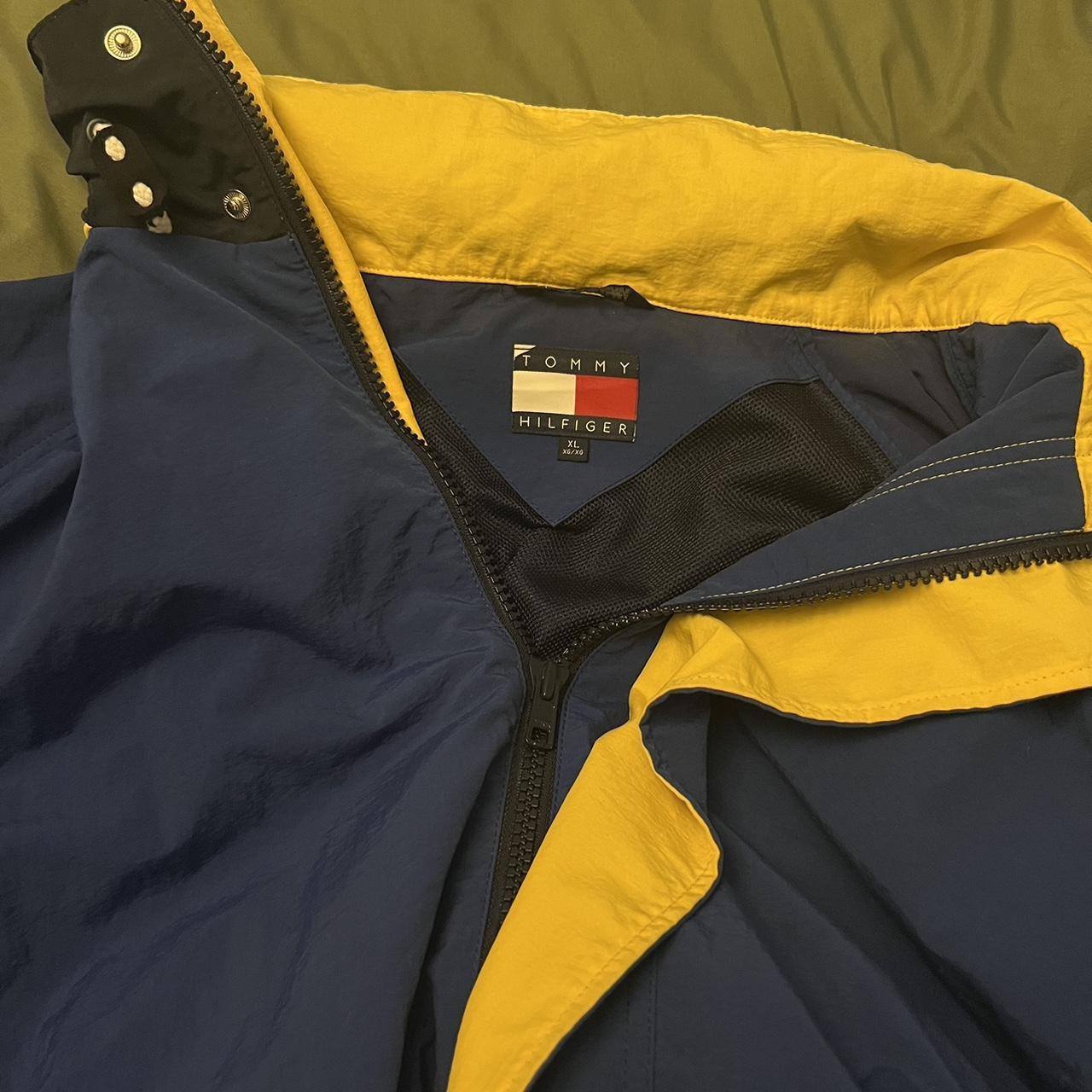 Tommy Hilfiger Men's Blue and Yellow Jacket (5)