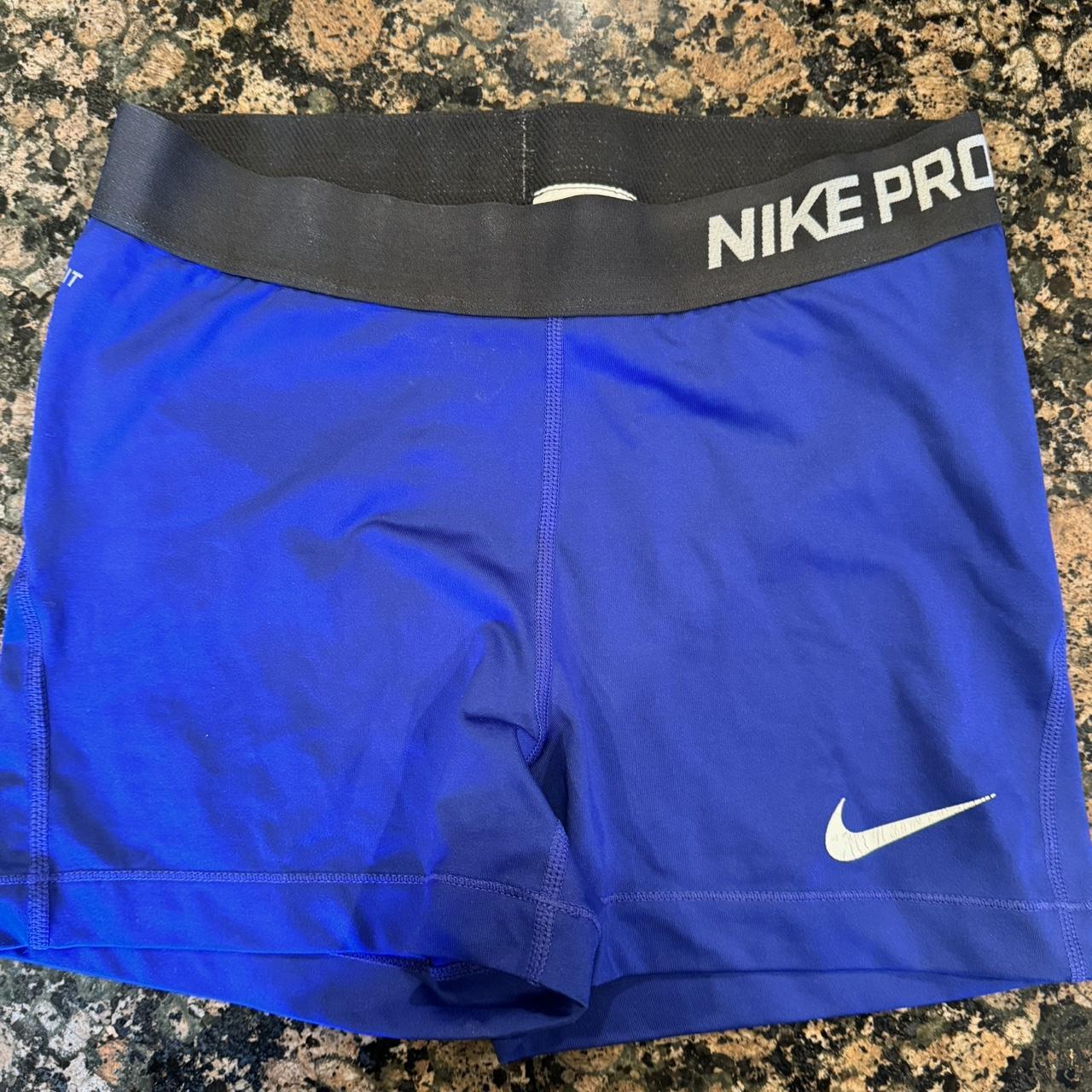 Navy blue nike pro on sale spandex