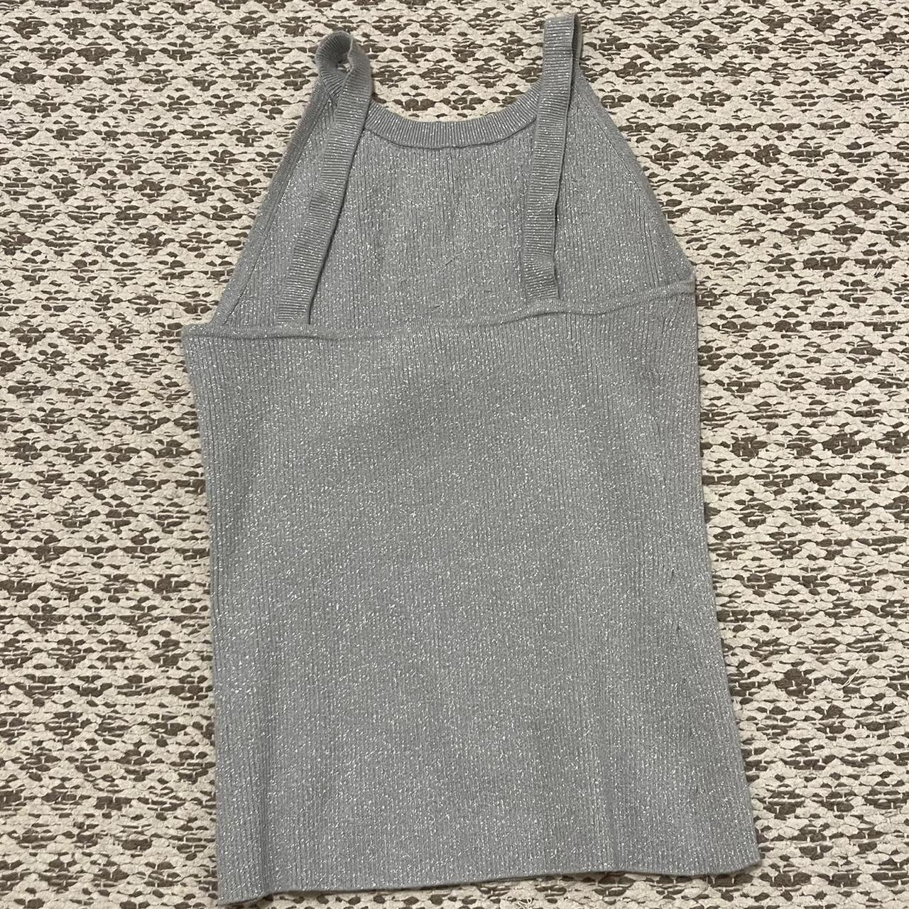 Cache Women's Crop top - Silver - L – 2000s Cache… - image 4