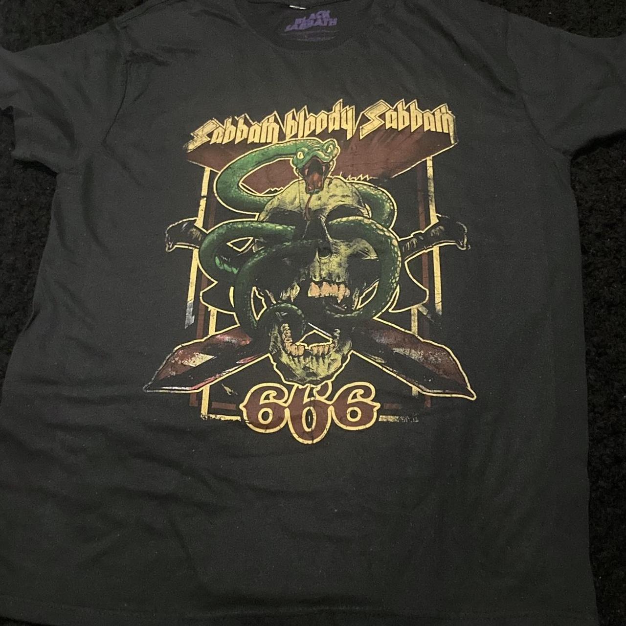 Black Sabbath - Sabbath Bloody Sabbath (666) tshirt... - Depop