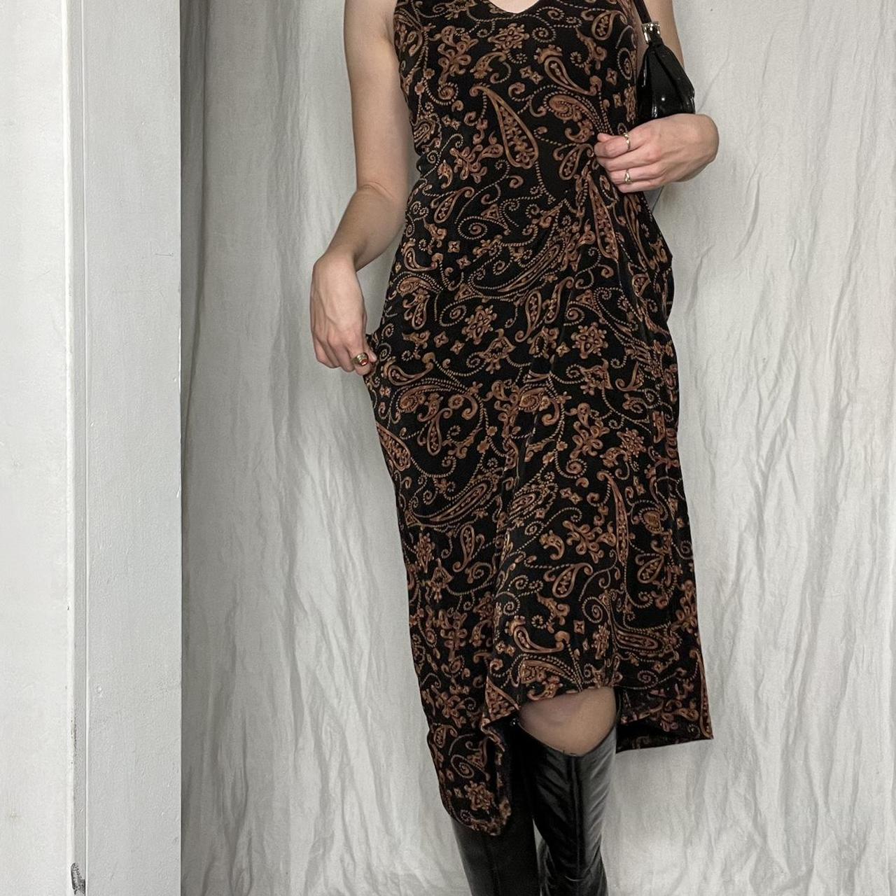 Jessica Howard Women's Brown and Black Dress (2)
