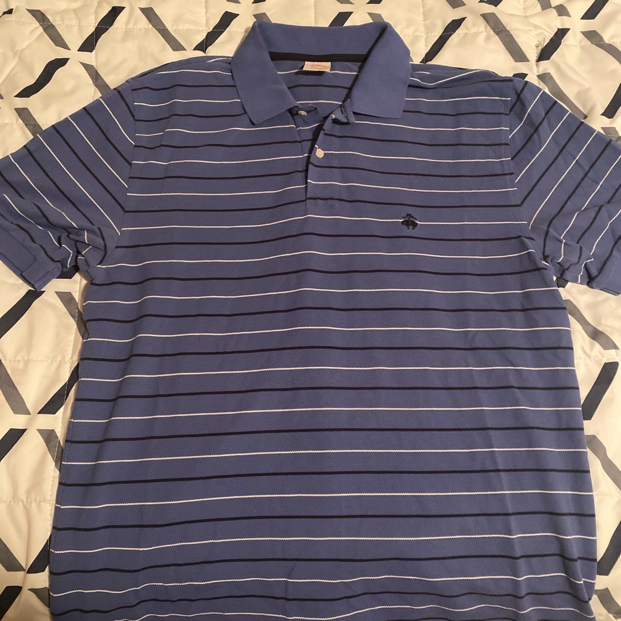 Brooks Brothers Striped Polo Size L Perfect... - Depop