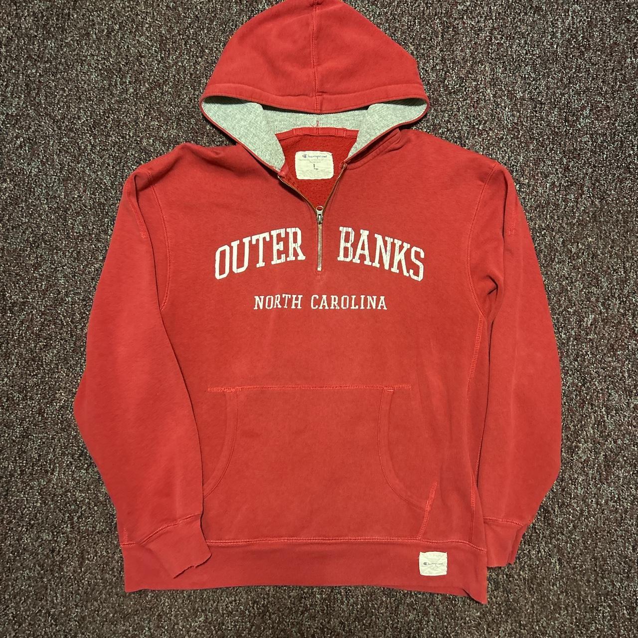 Outer Banks Champion Zip-Up Hoodie Great vintage... - Depop