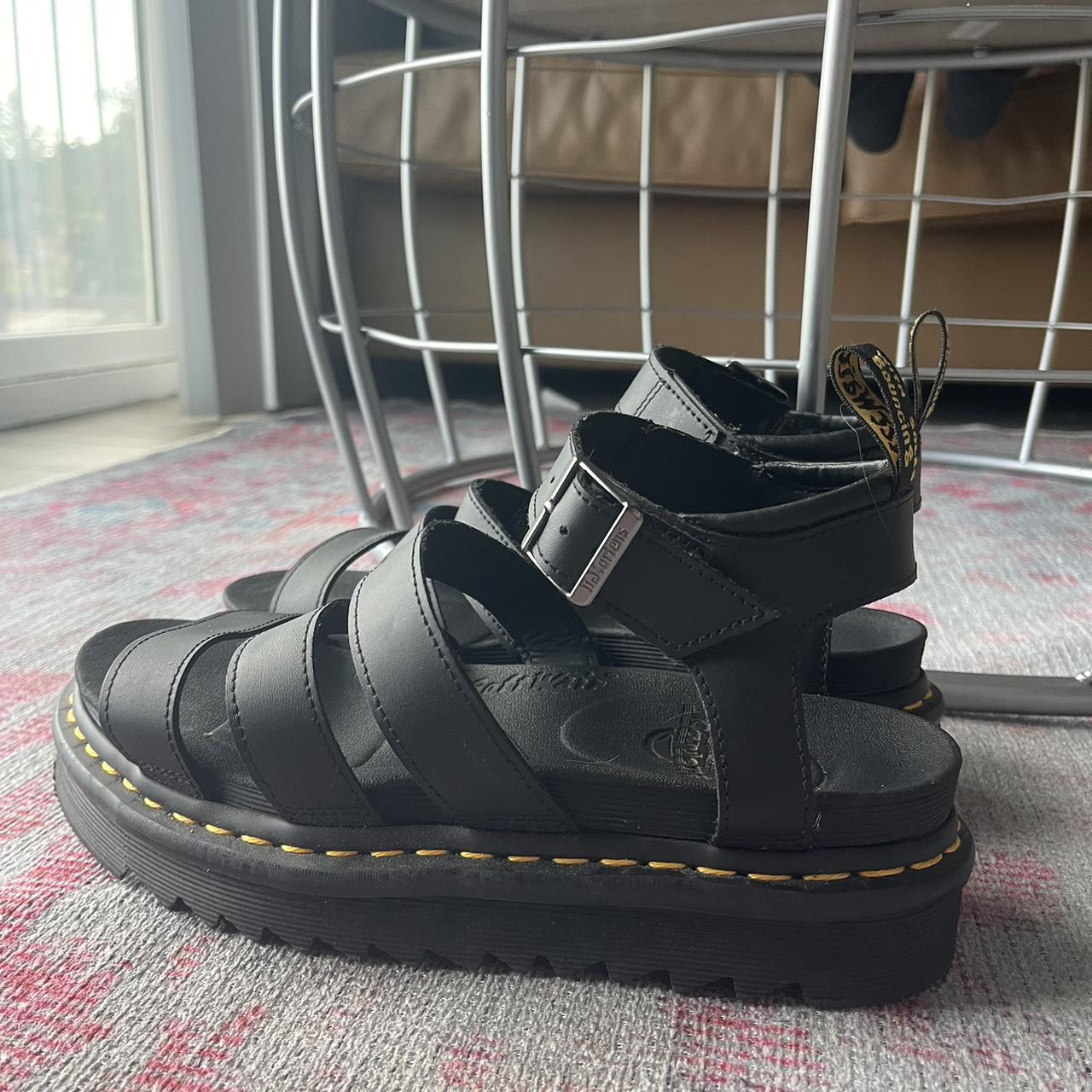 BLAIRE HYDRO LEATHER STRAP SANDALS. Originally... - Depop