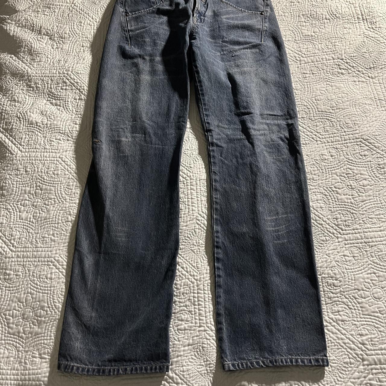 marithé + françois girbaud sample jeans no crazy... - Depop