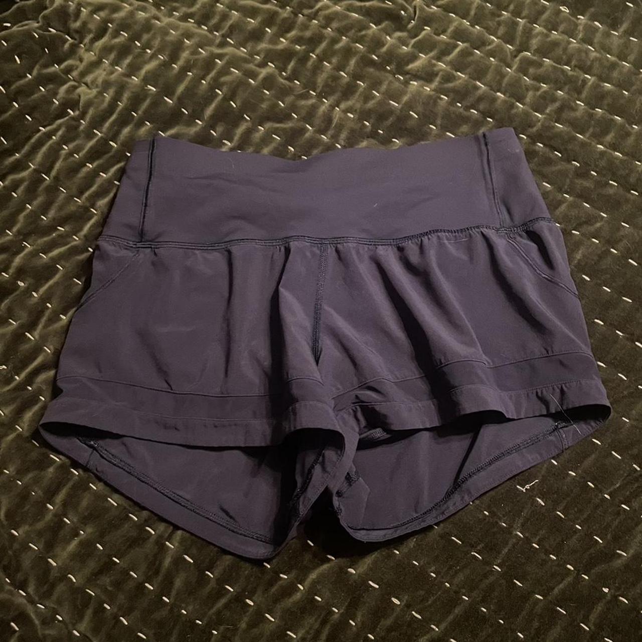 Navy blue lululemon shorts Depop