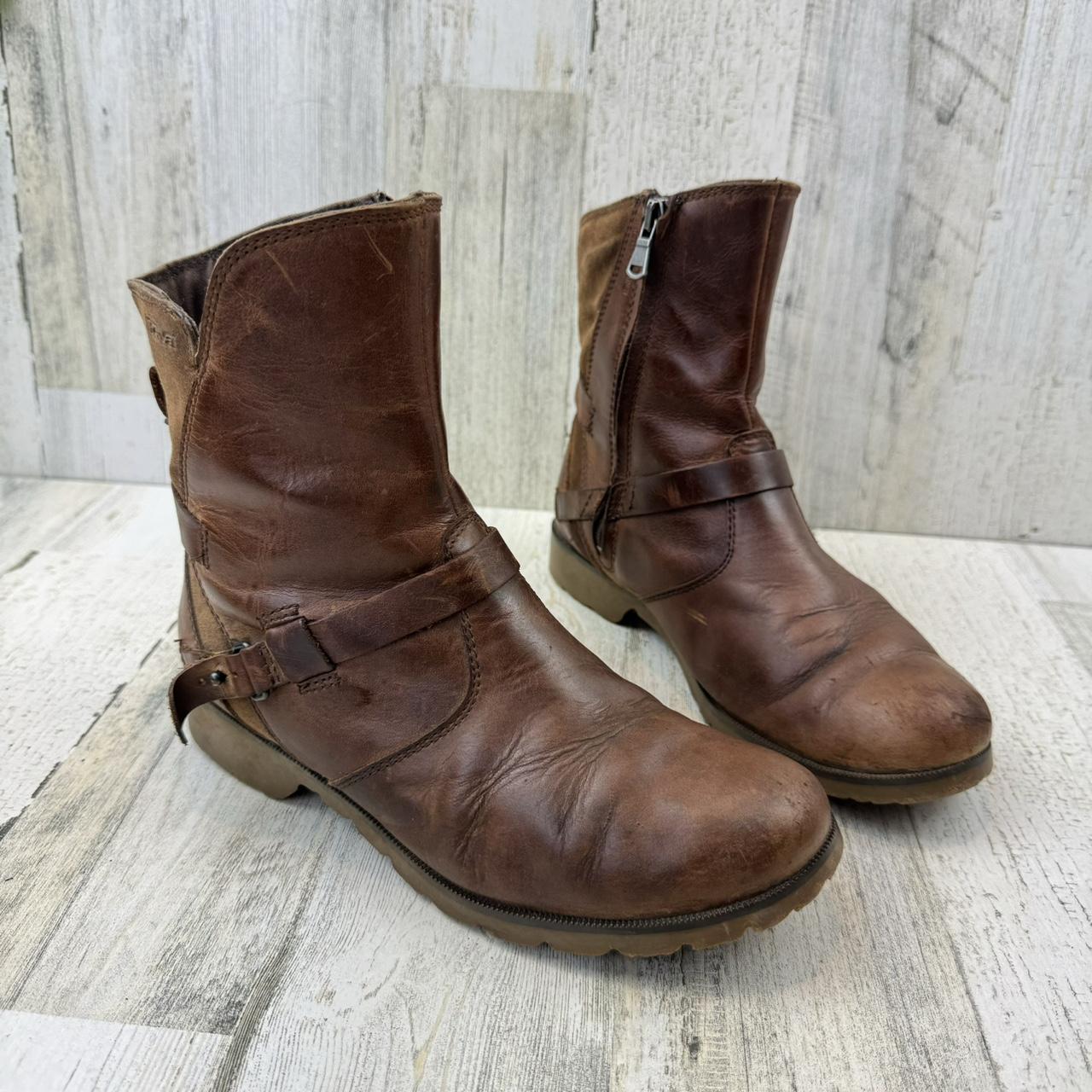 Brown boots womens size 7 best sale