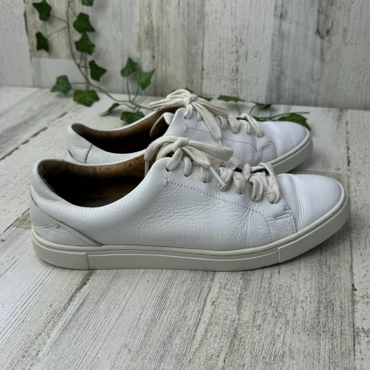 Frye Ivy Low Lace Up Sneakers White Leather Depop