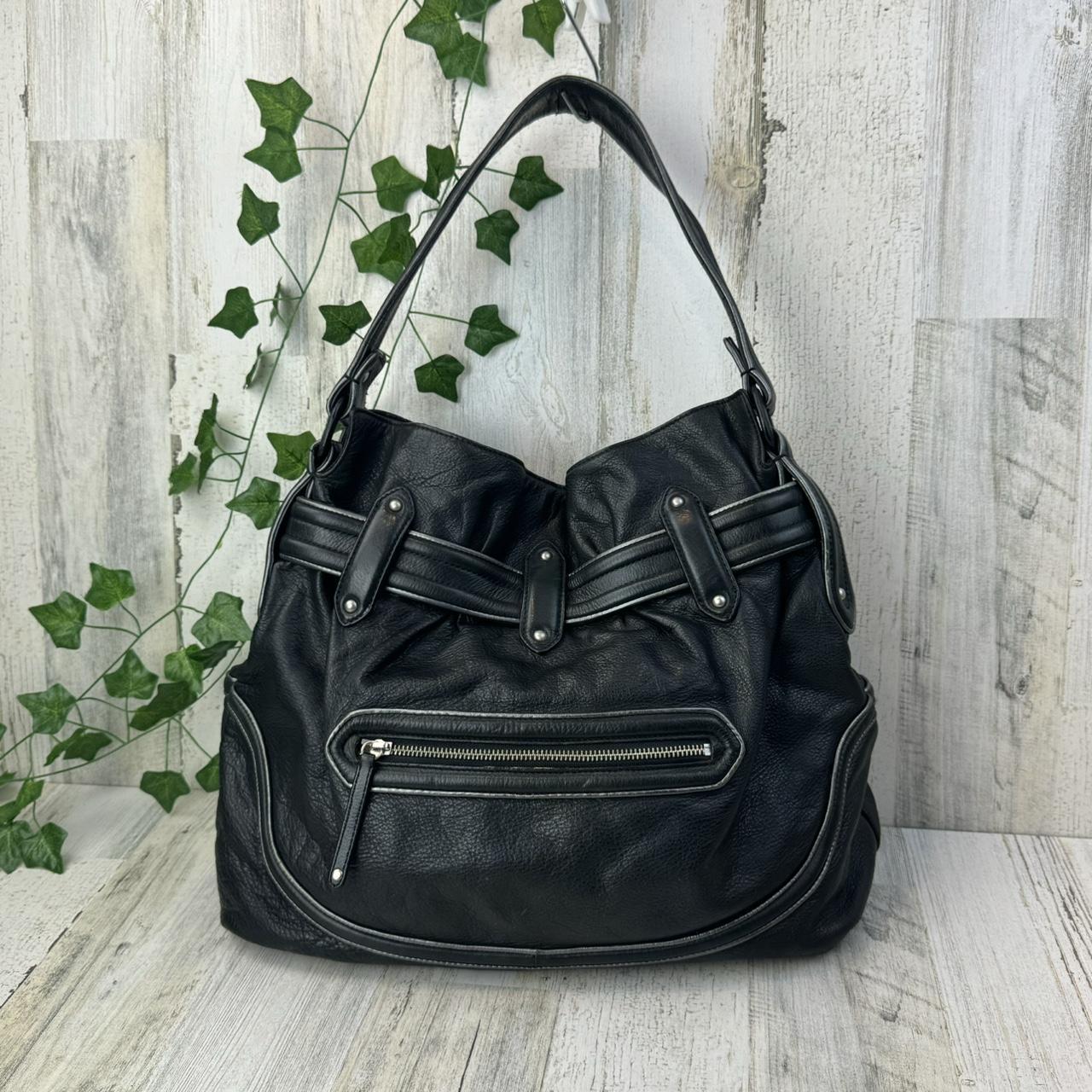 Cole Haan Black Leather hot Satchel