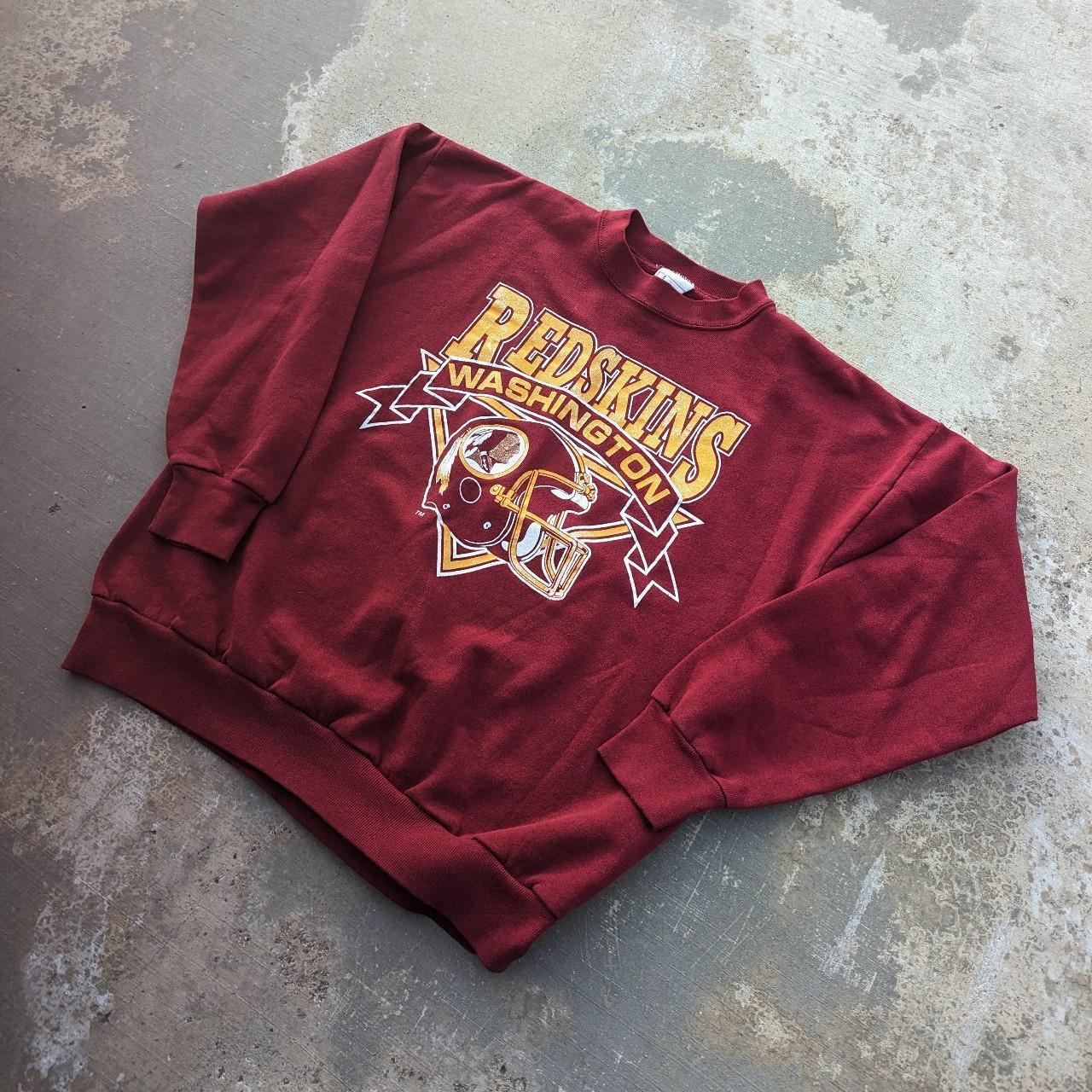 vintage redskins tshirt yellow large #vintage - Depop