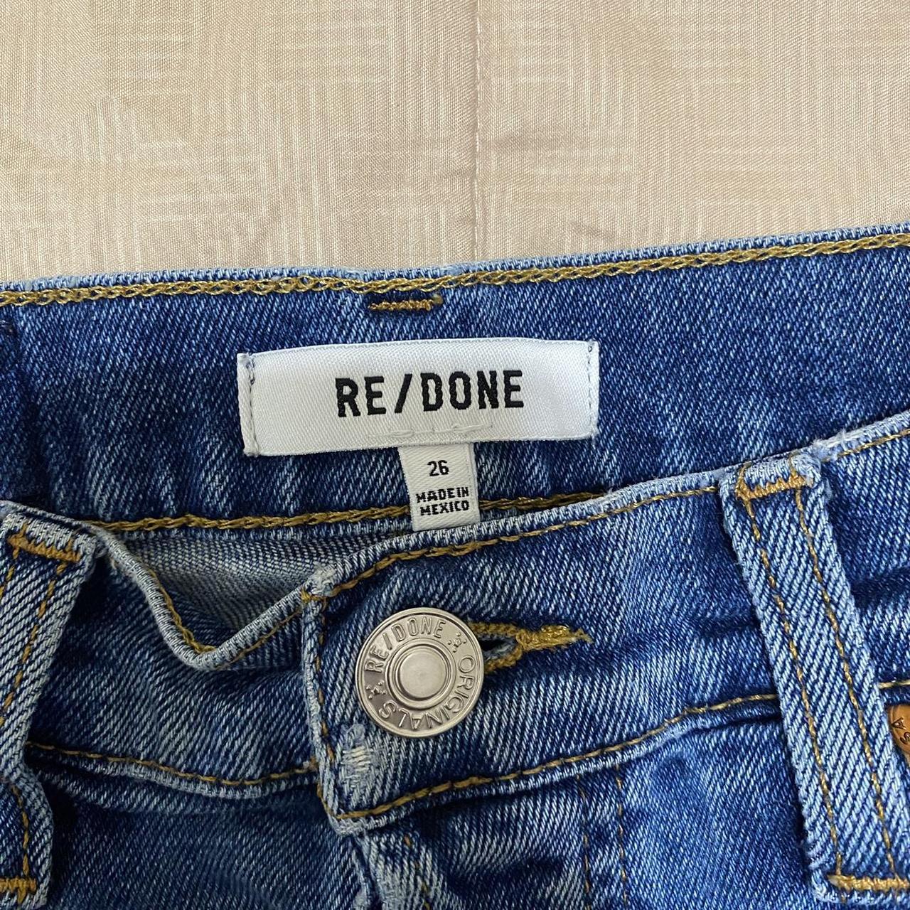 RE/DONE Women's Blue and Navy Jeans (6)