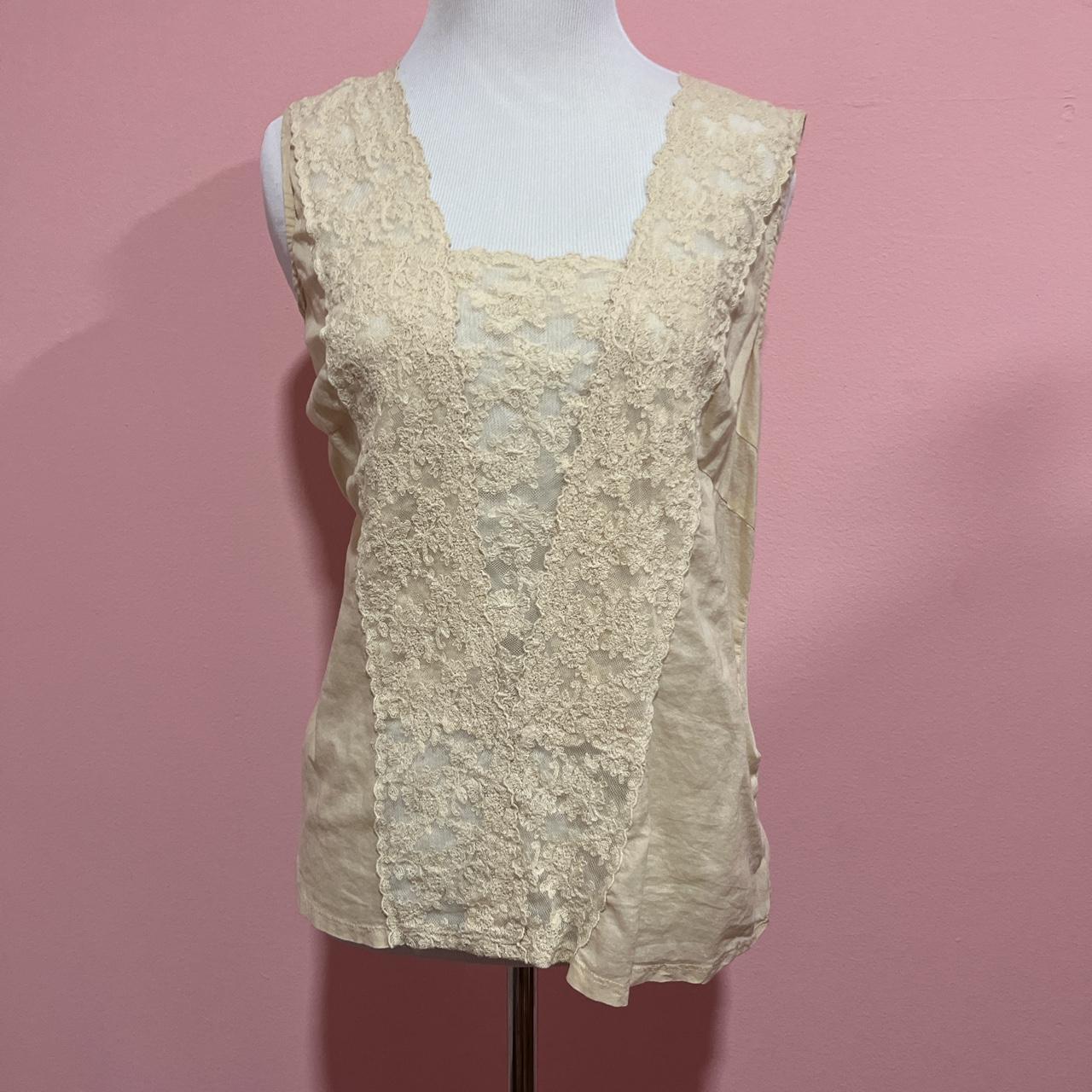 Tiny | Cream lace top Lace is... - Depop